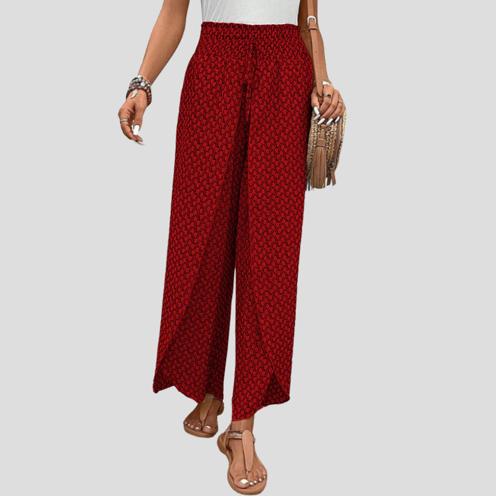 Moderne broek met geometrische print