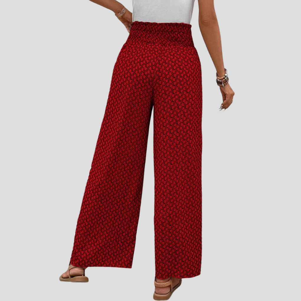 Moderne broek met geometrische print