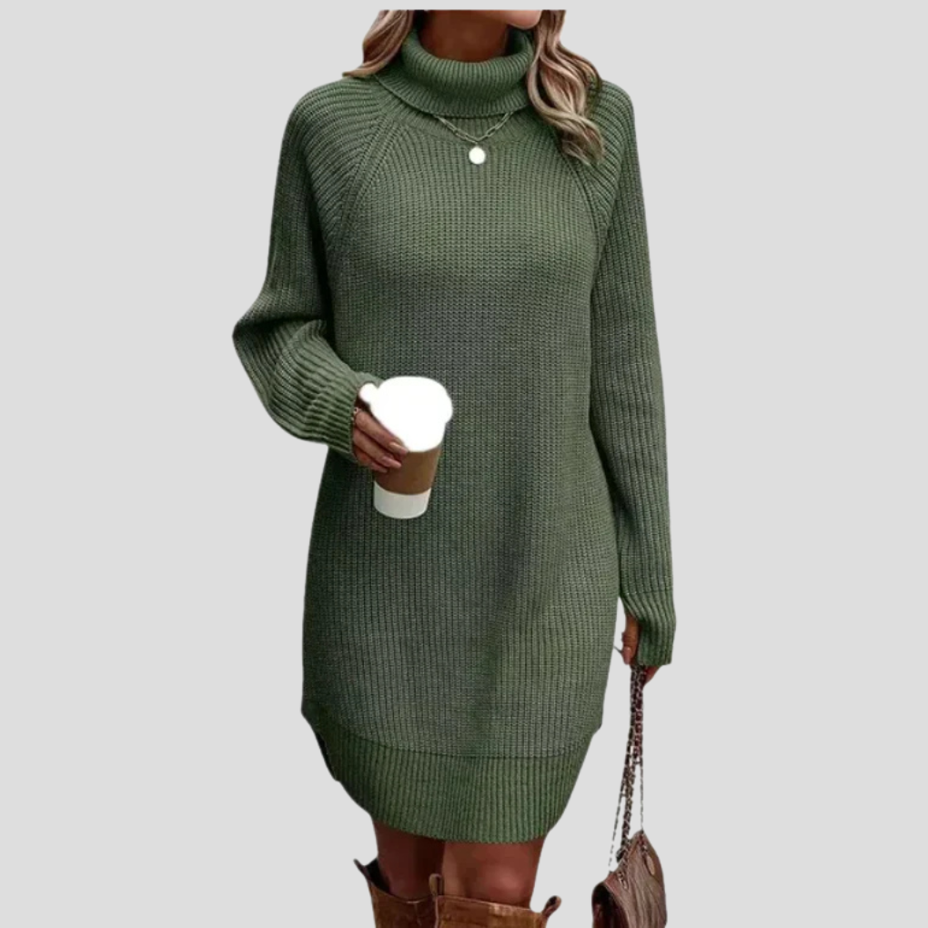 Elegante Gebreide Jurk voor Dames – Stijlvol en Comfortabel