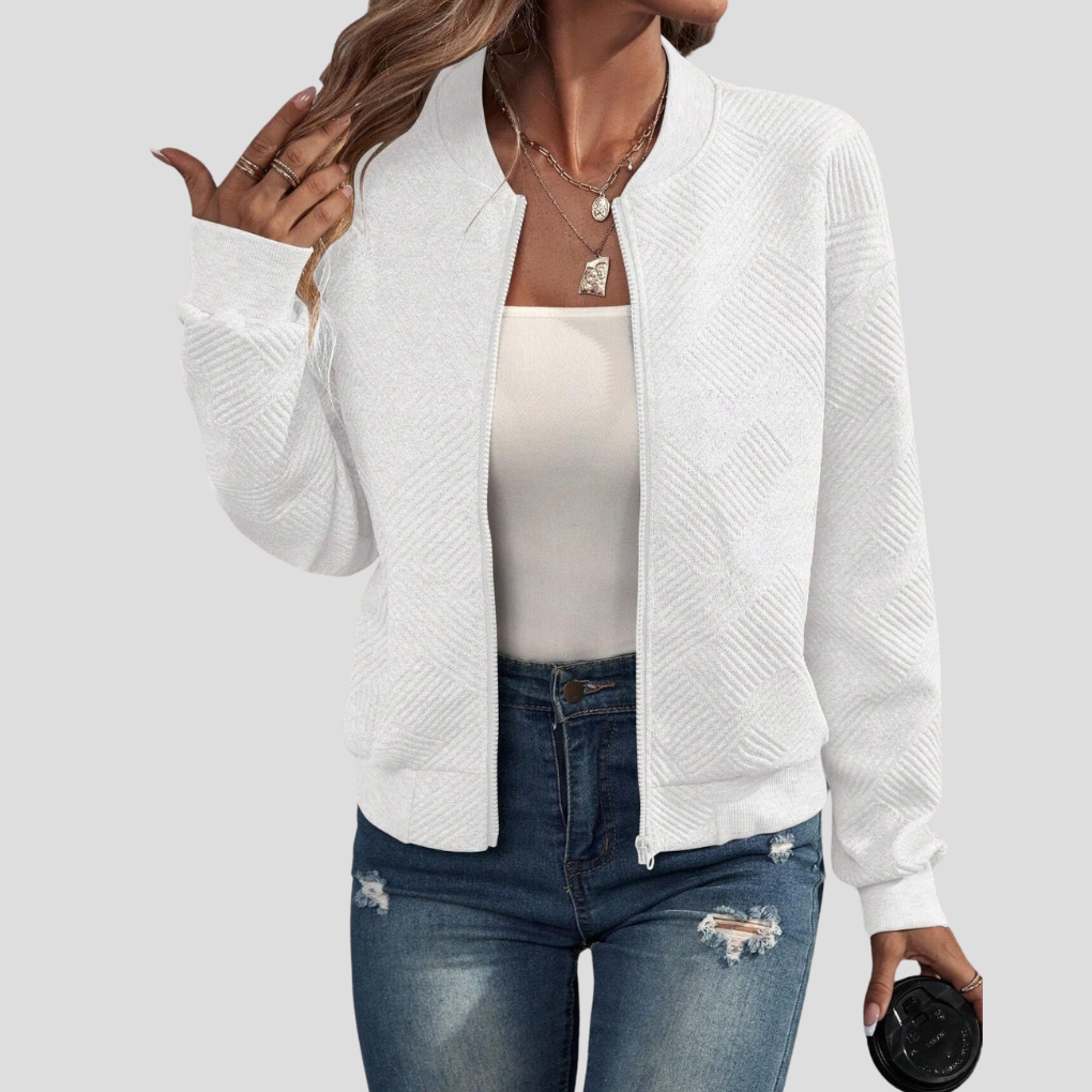 Dames vest met lange mouwen