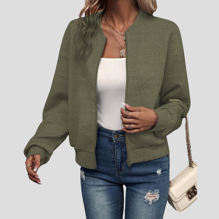 Dames vest met lange mouwen