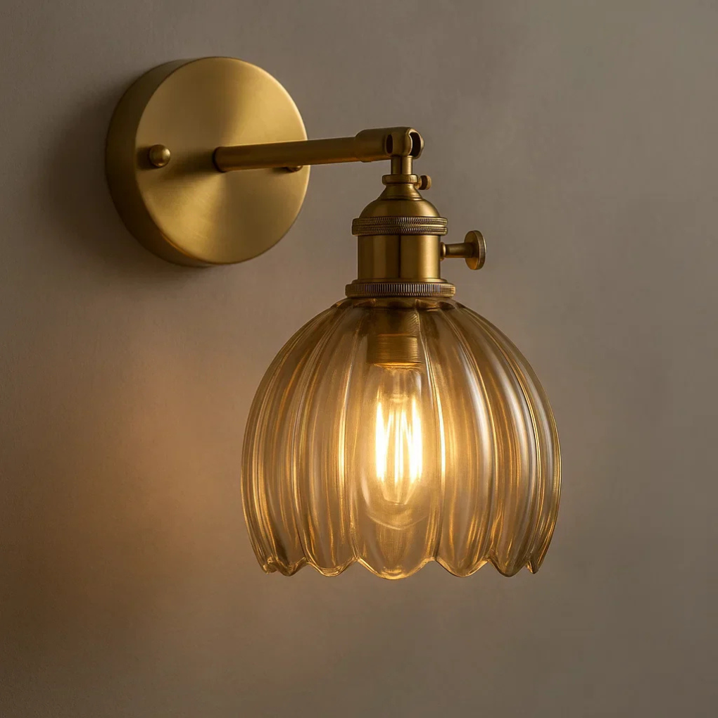 Retro wandlamp