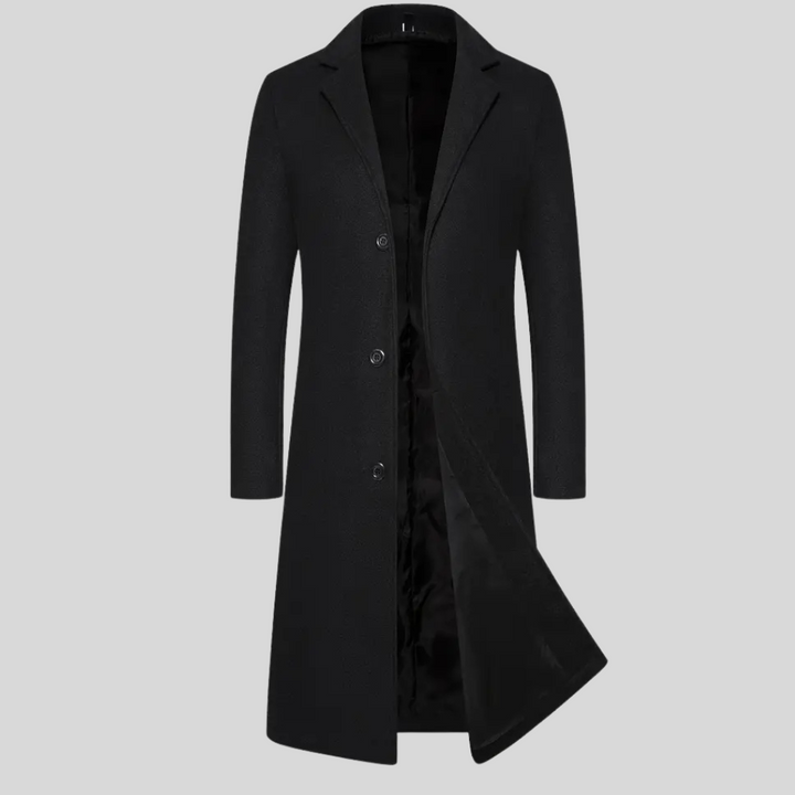 Lange overjas voor heren – elegante winterlaag