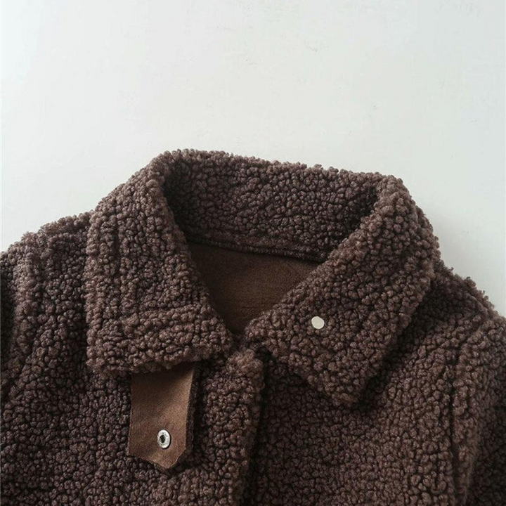 Trendy Dames Jasje met Moderne Snit en Zakken