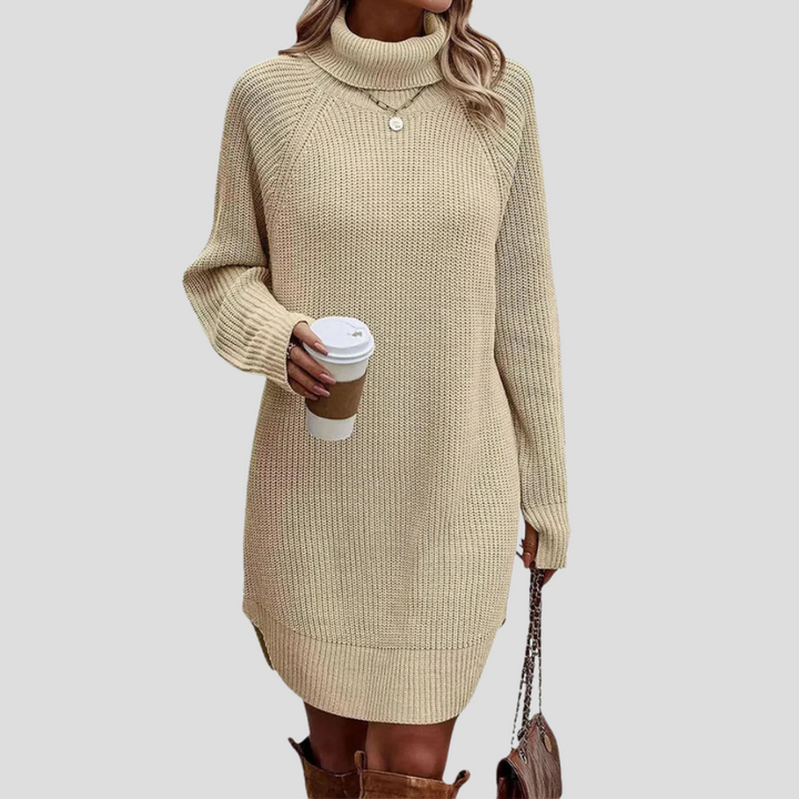 Elegante Gebreide Jurk voor Dames – Stijlvol en Comfortabel