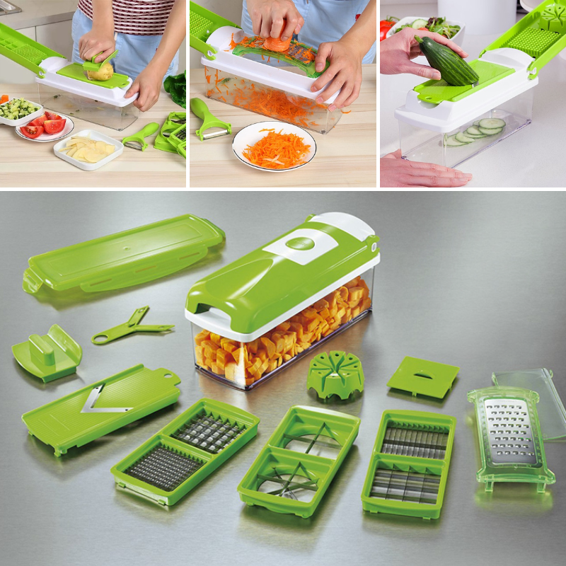 12-in-1 multifunctionele groentesnijder – SlicePro