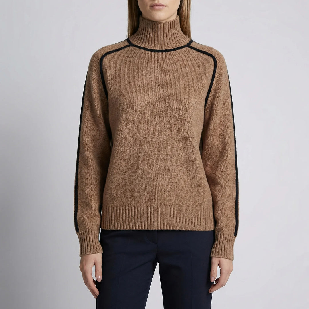 VelvarneOversized Roll-Neck Knit Jumper