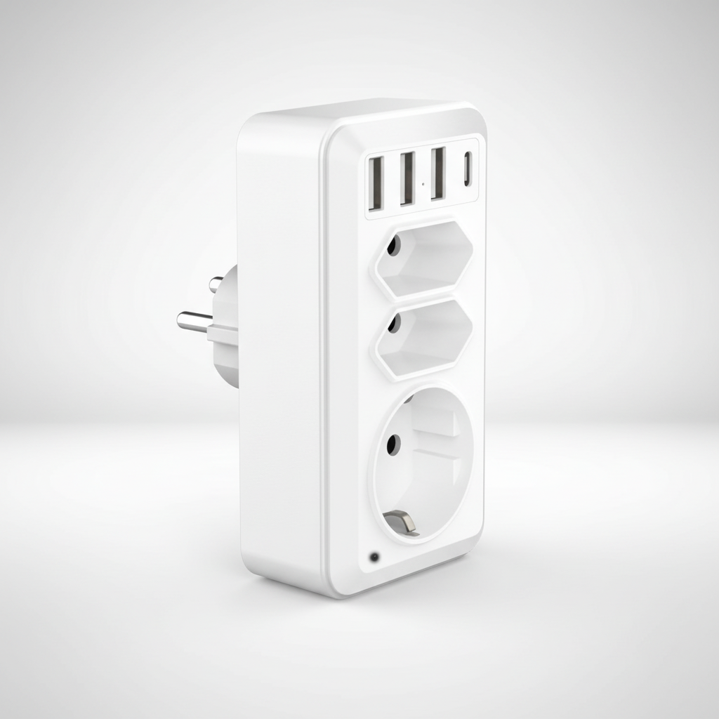 Stekkerdoos met USB-poorten – praktische stroomvoorziening voor thuis en kantoor