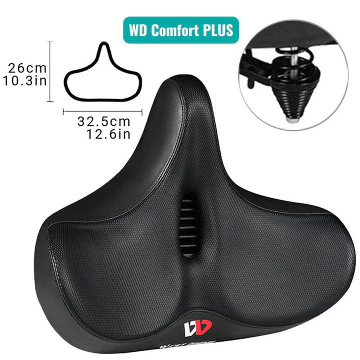 CyclePad Fietszadel – Extra Brede Zitting voor Optimale Comfort