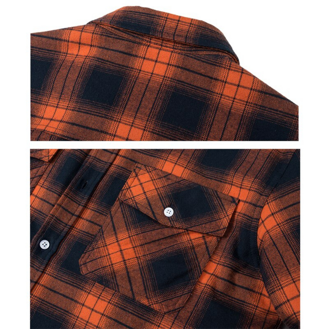 Fleece Gevoerde Geruite Herenjas – Arvid