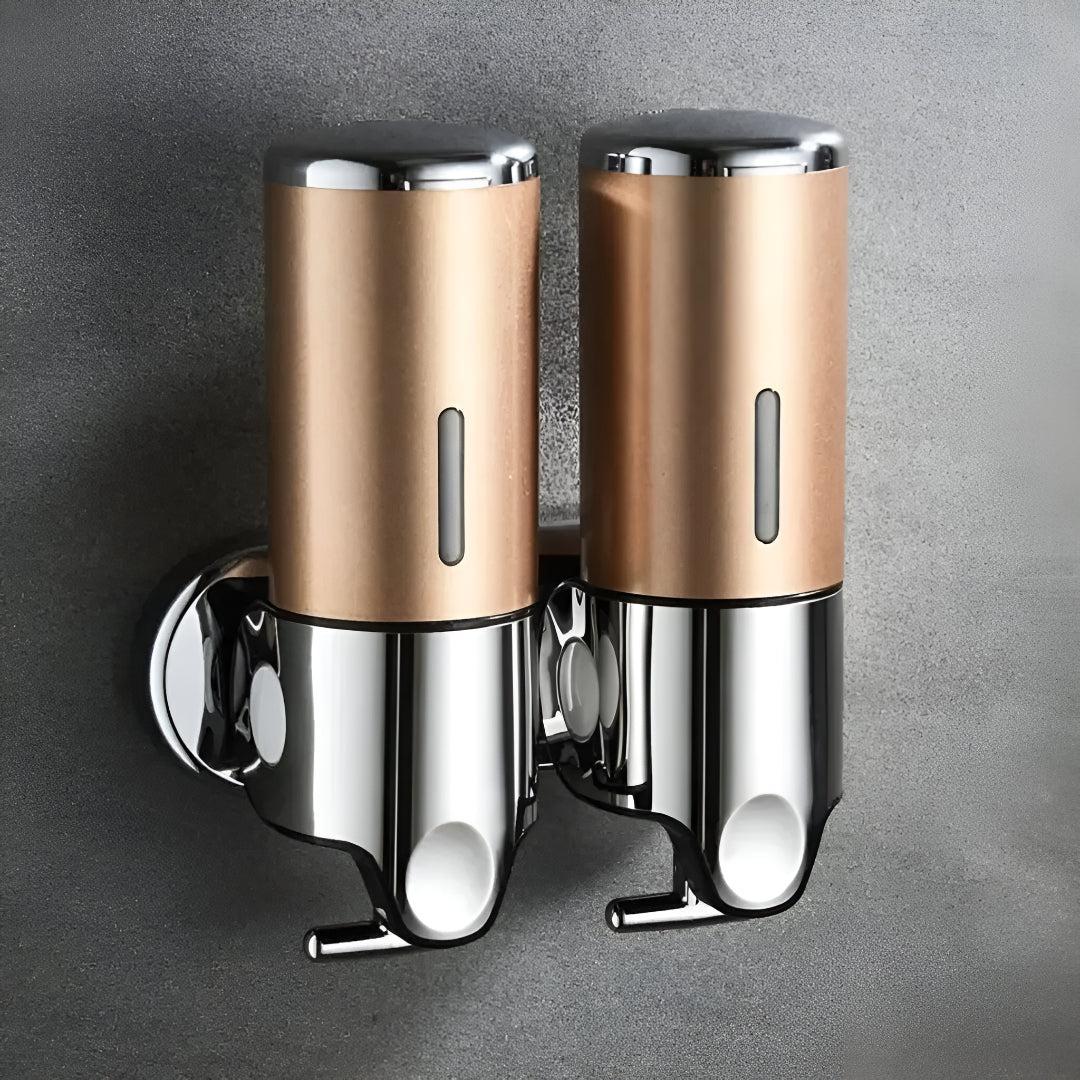 Messing zeepdispenser voor wandmontage | Stijlvol voor badkamer en keuken