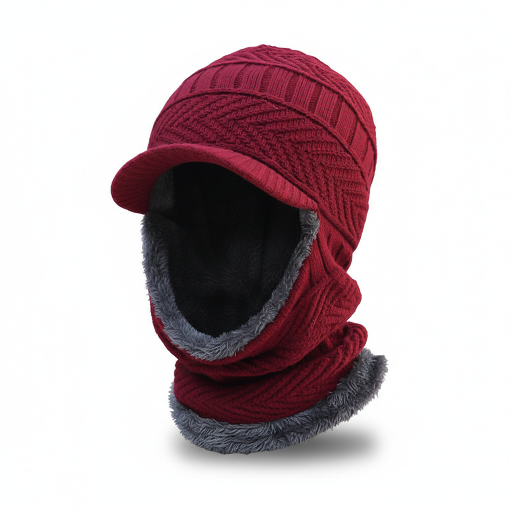 Warme muts met gezichtsbescherming – WinterCap