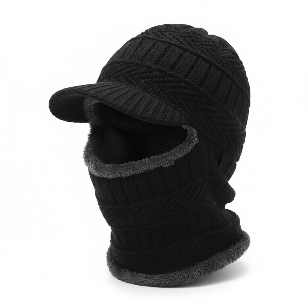 Warme muts met gezichtsbescherming – WinterCap