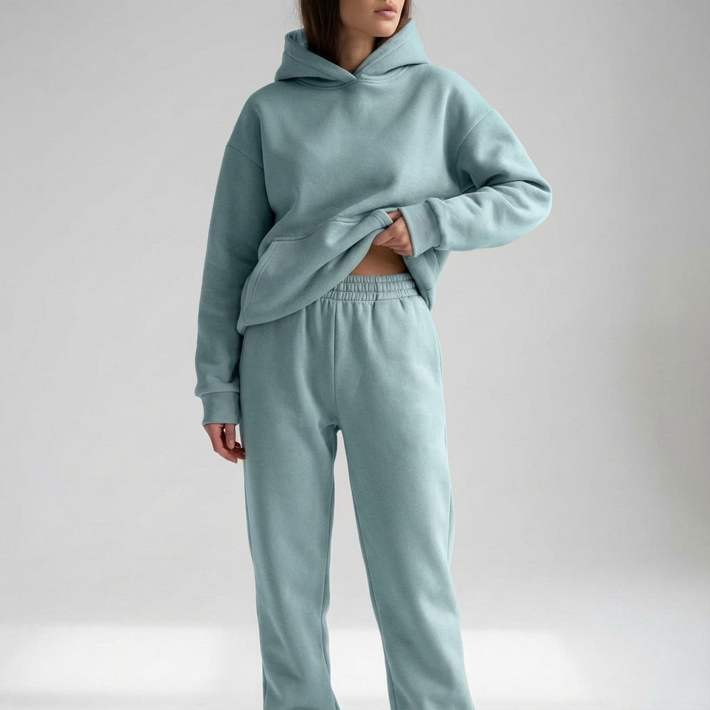 Zacht stoffen joggingpak - Katherine