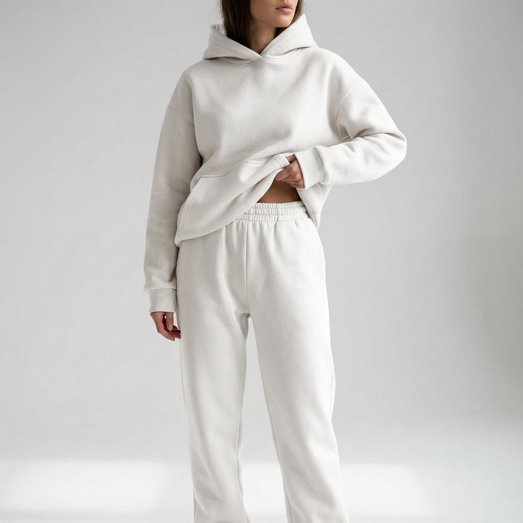Zacht stoffen joggingpak - Katherine