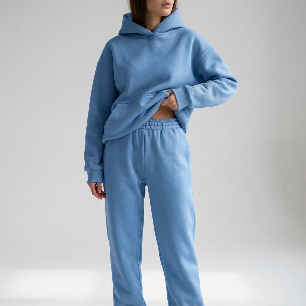Zacht stoffen joggingpak - Katherine