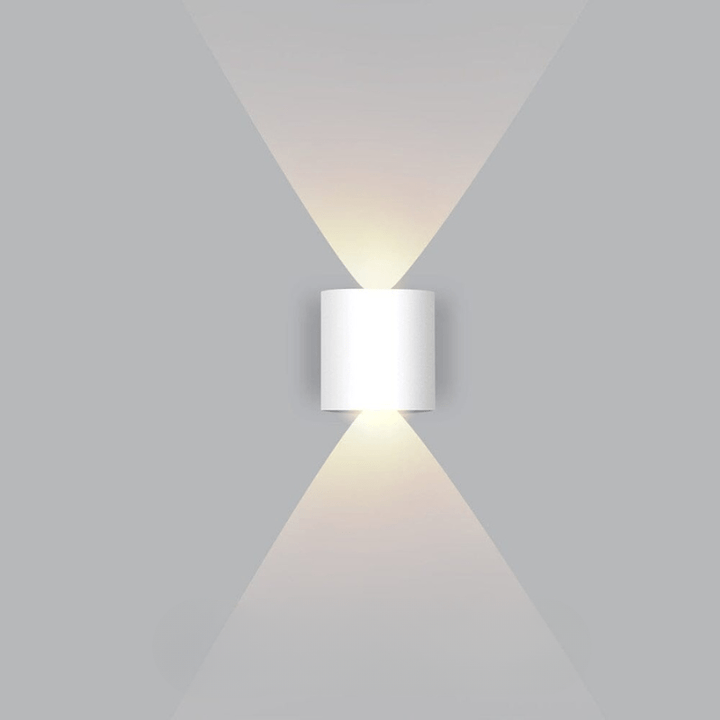 Waterdichte LED-buitenwandlamp – slank aluminium, energiezuinig