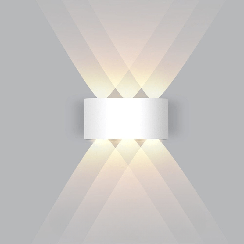 Waterdichte LED-buitenwandlamp – slank aluminium, energiezuinig