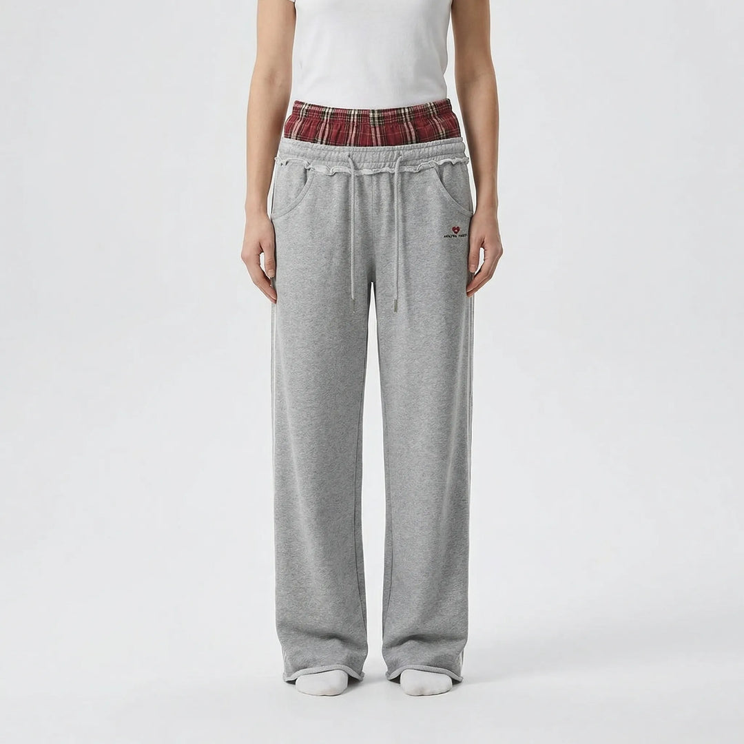 Wijde comfortabele joggingbroek - Janine
