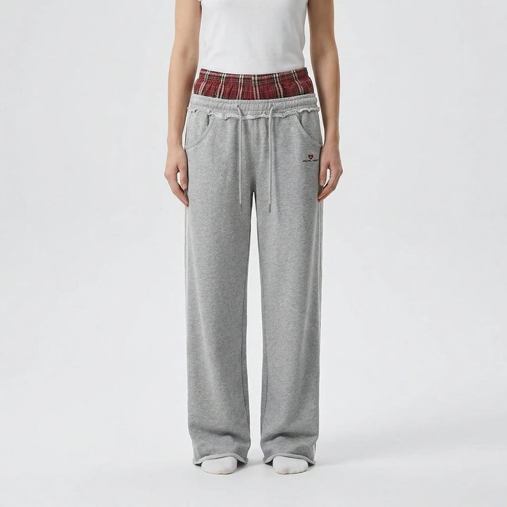 Wijde comfortabele joggingbroek - Janine