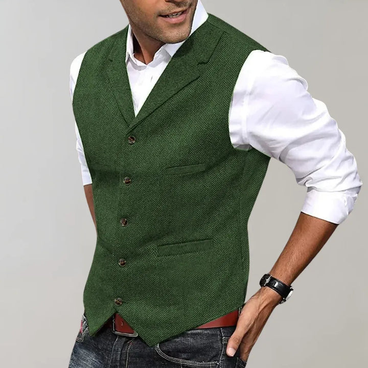 Elegant herenvest – verfijnde laag voor formele looks
