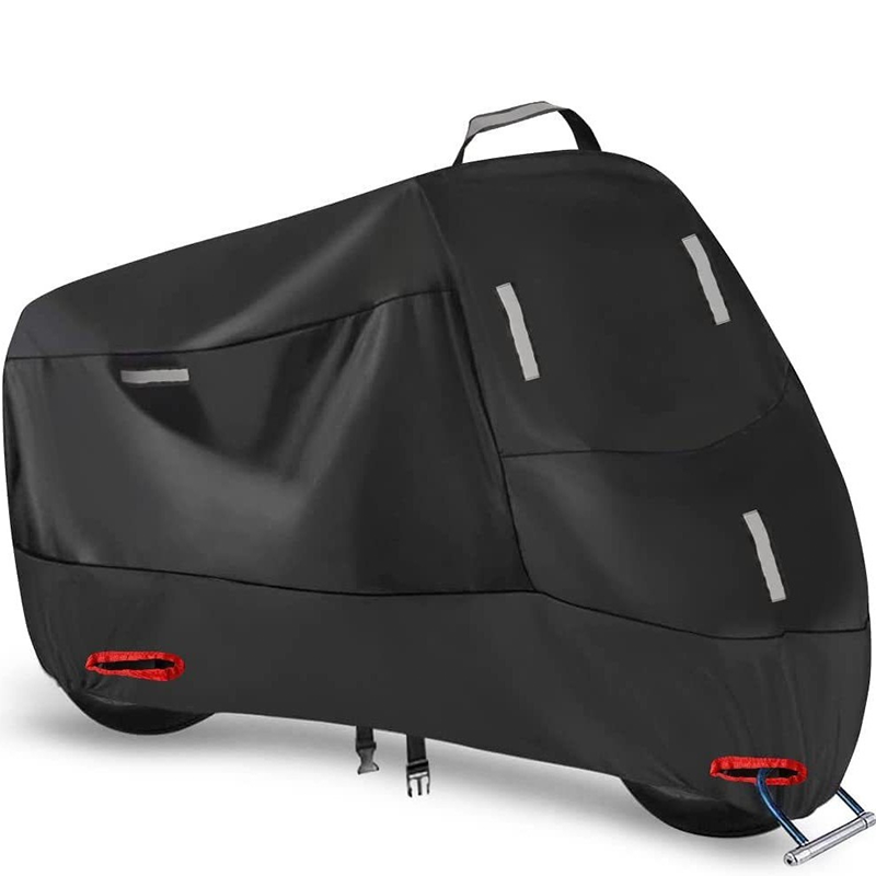 Weerbestendige motorhoes | Oxford-stof | Reflecterende strepen & slotopeningen