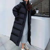 Lange winterparka voor dames