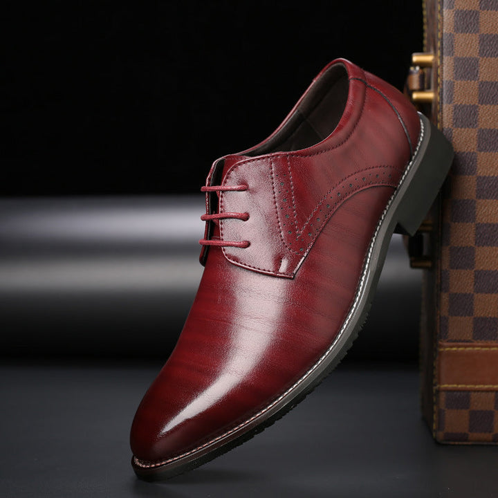 Stijlvolle Heren Veterschoenen met Brogue-details - Lennard