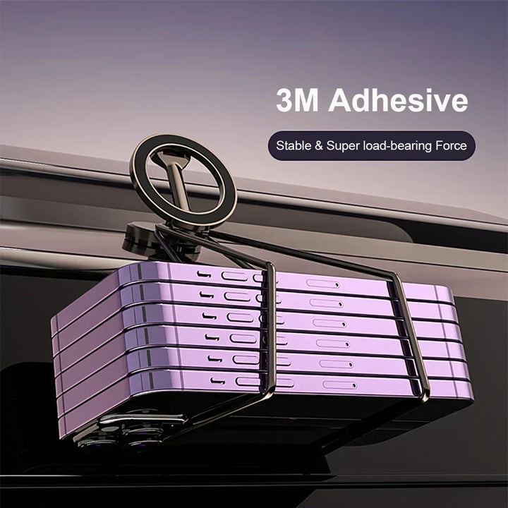 360° opvouwbare magnetische telefoonhouder voor in de auto - stabiel & verstelbaar