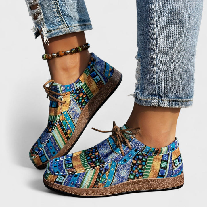Kleurrijke comfortsneakers