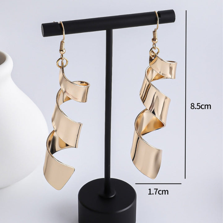 Smooth Irregular Thread Earrings For Women