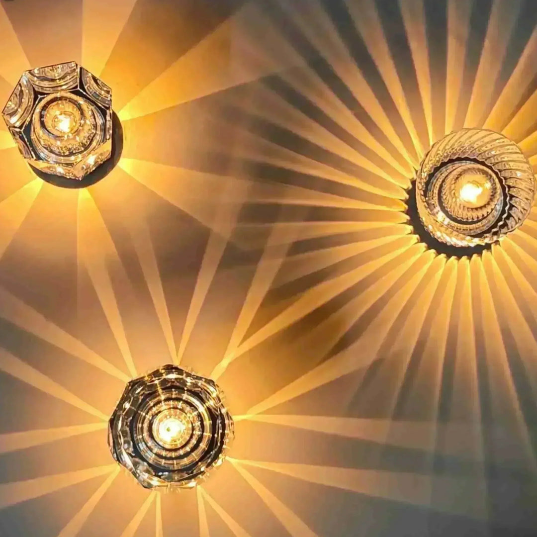 Oplaadbare kristallen tafellamp met diamantdesign – luxe editie
