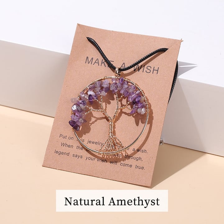 Zeven chakra's levensboom-ketting