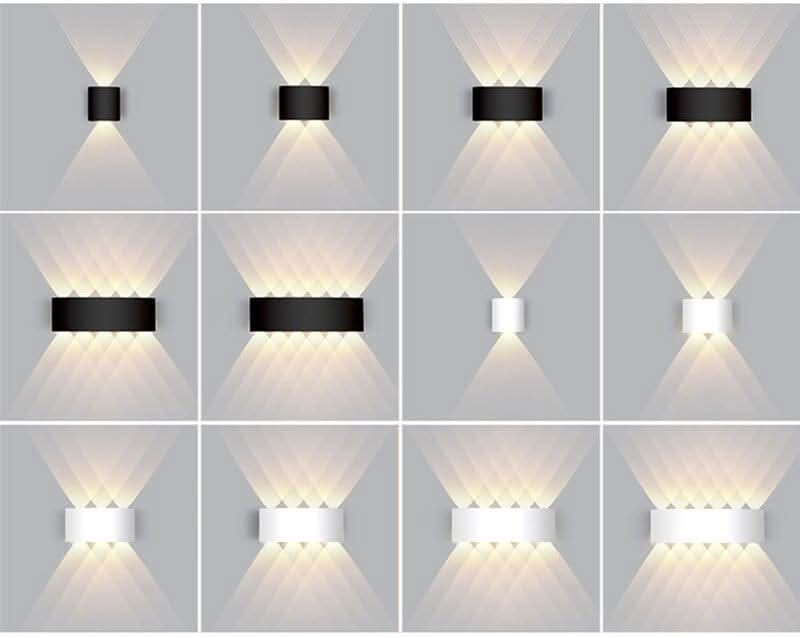 Waterdichte LED-buitenwandlamp – slank aluminium, energiezuinig