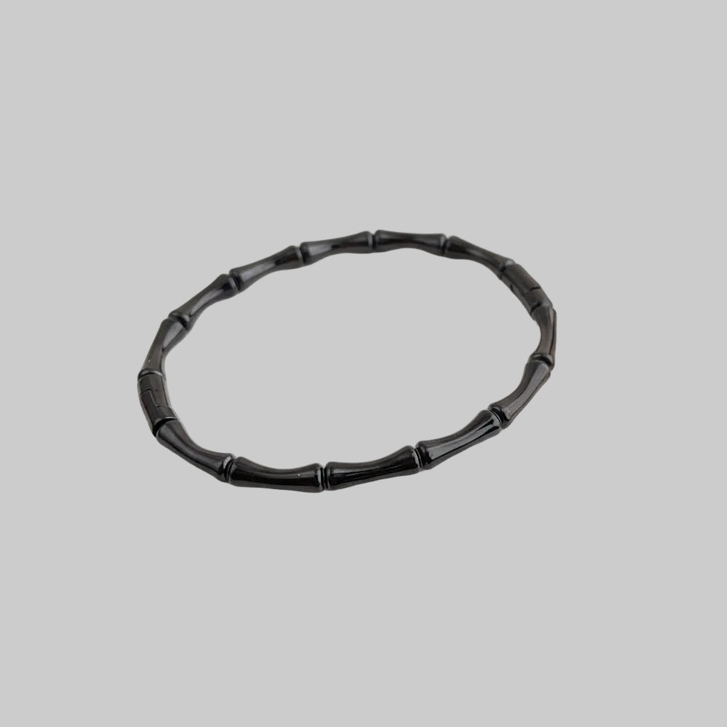 Titanium Steel Closed Bamboo-knot Bracelet For Women