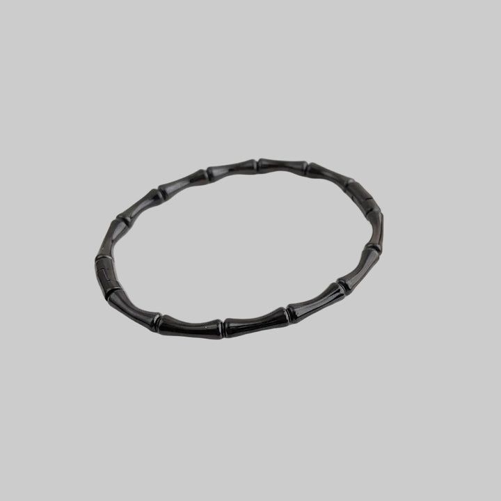 Titanium Steel Closed Bamboo-knot Bracelet For Women