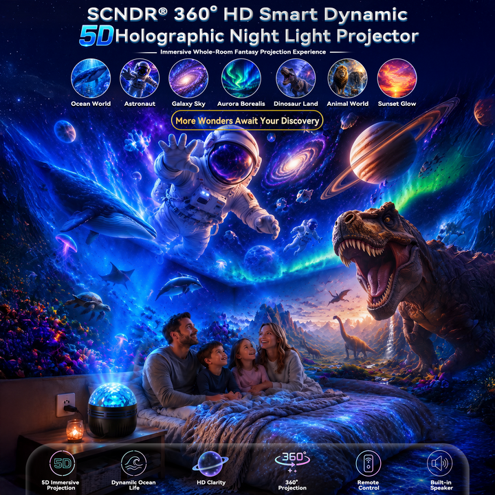 360° Dynamische Galaxy-sterrenhemelprojector nachtlampje met zwanenhals en USB-voeding