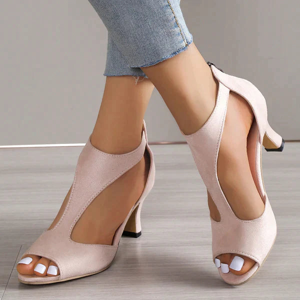 Orthopedische dames sandalen met hak - Mia