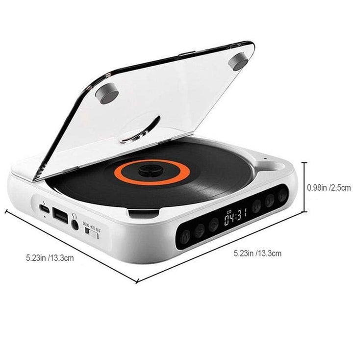 Draagbare bluetooth-cd-speler met hifi-geluid – 4 kleuren