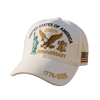 Baseballpet patriottische pet geborduurde Amerikaanse vlag gebogen klep structuur