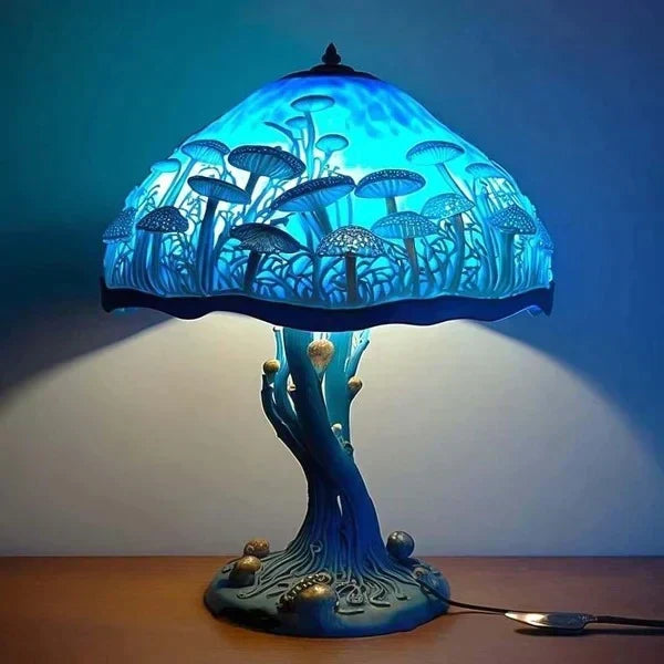 Betoverende glas-in-lood tafellamp – DreamGlow