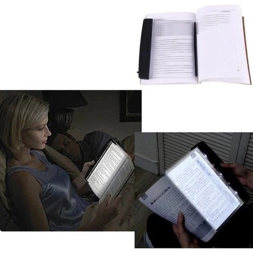 Boekenlamp, plat paneel, draagbare led-leeslamp op batterijen