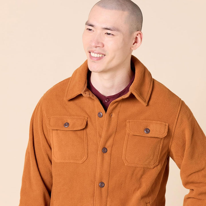Fleece overshirt voor heren, voorjaar 2026 – Max