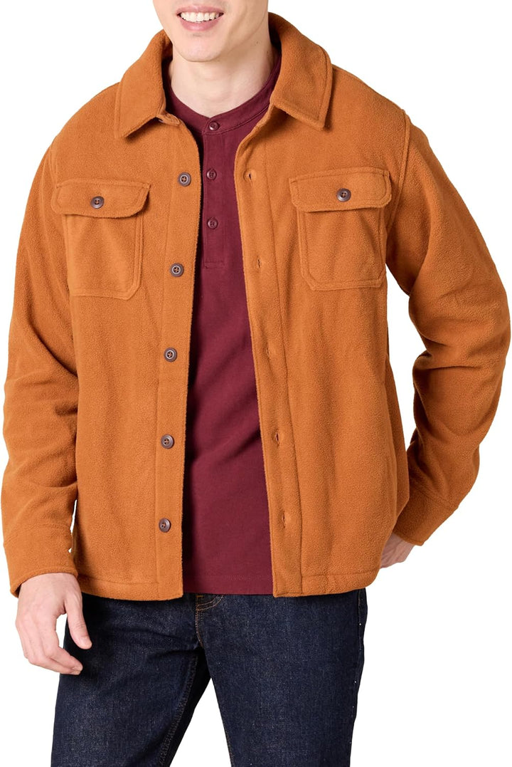 Fleece overshirt voor heren, voorjaar 2026 – Max