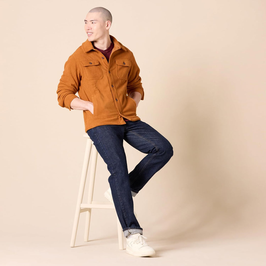 Fleece overshirt voor heren, voorjaar 2026 – Max
