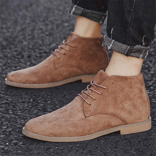 UrbanStride Classic | Stijlvolle halfhoge herenschoenen met veters
