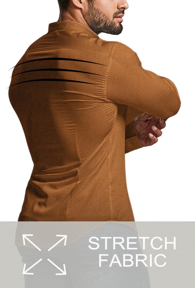 Slim-fit herenoverhemd voor lente 2026 – kreukvrij – David