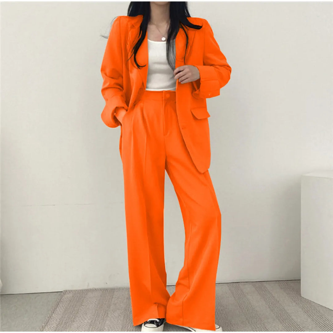 Tweedelige Blazer Set Dames