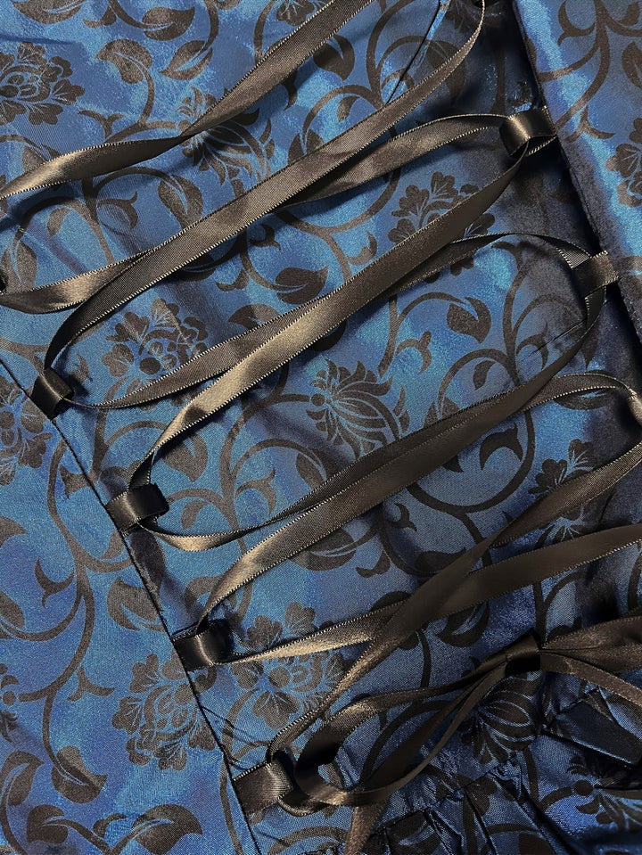 Gothic vampierjurk voor dames met wijd uitlopende mouwen, Halloweenkostuum