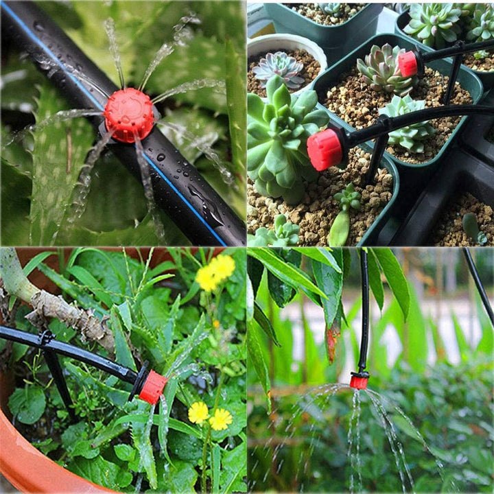 Instelbare druppelirrigatieset — Nauwkeurig bewateren voor weelderige plantengroei